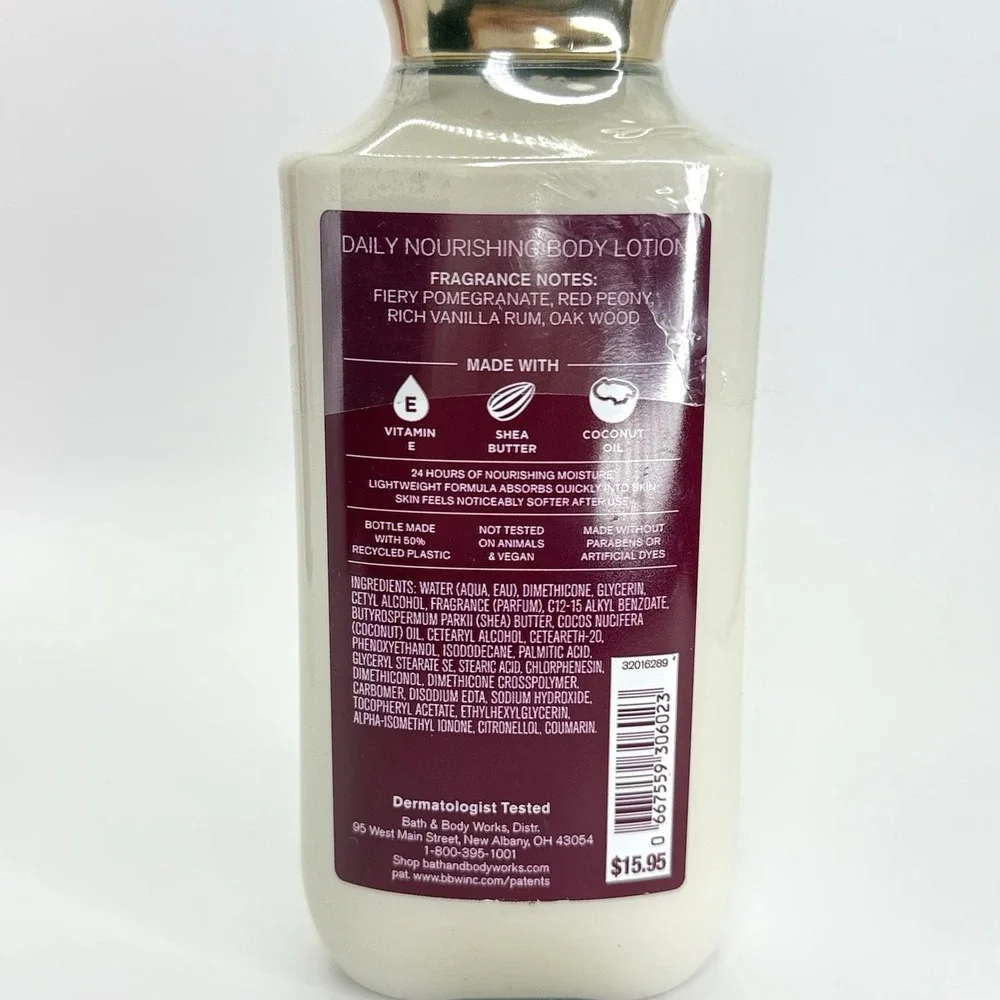 LOT OF 2 Bath‎ & Body Works Forever Red Body Cream Lotion Set 24Hr Moisture New